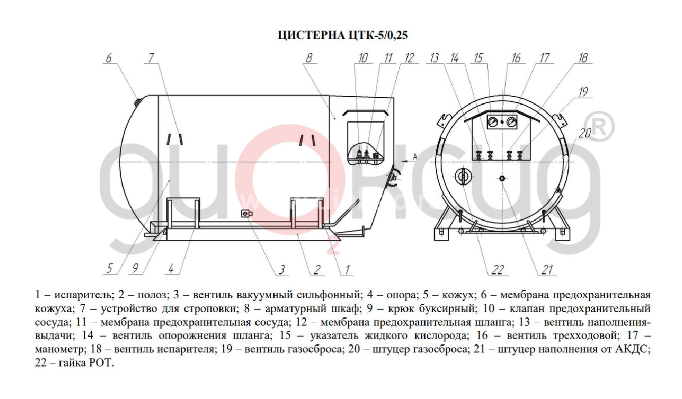 Восстановленная цистерна ЦТК-5, купить в Екатеринбурге по выгодной цене,  доставка по России и странам СНГ - ДИОКСИД